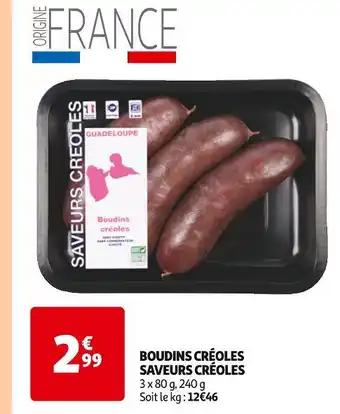Saveurs Créoles Boudins Créoles
