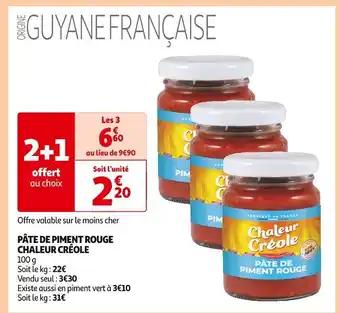 Chaleur Créole Pâte de Piment Rouge