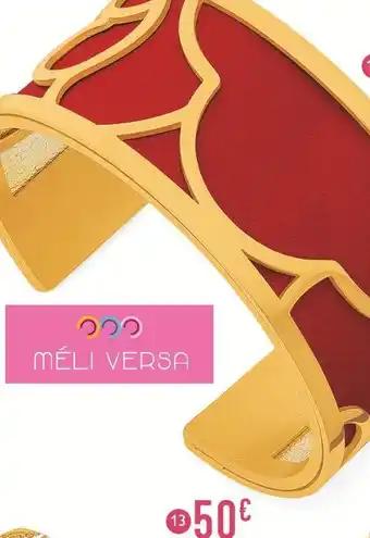 Bracelet jonc méli versa en acier doré