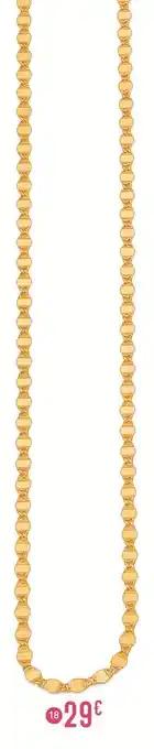 Collier en argent doré