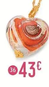 Pendentif verre de Venise