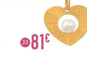 Pendentif perle de culture