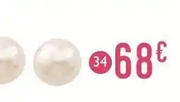 Boucles perle de culture