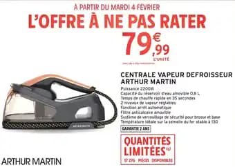 Promotion Exclusives de 6
Défroisseur : Découvrez l'Offre incontournable