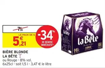 Promotion Exclusives de 4
La bête : Découvrez l'Offre incontournable