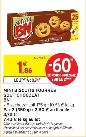 Promotion Exclusives de 5
Biscuits fourrés : Découvrez l'Offre incontournable