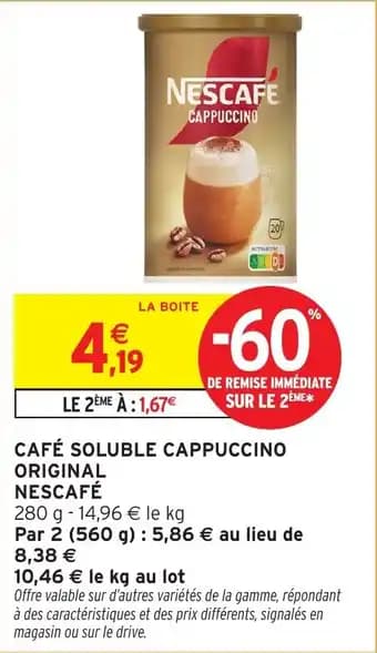 Promotion Exclusives de 7
Café soluble : Découvrez l'Offre incontournable