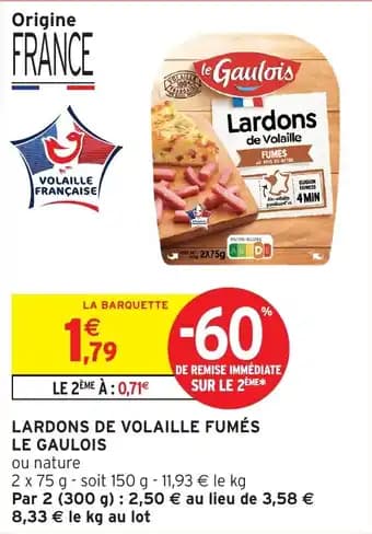 Promotion Exclusives de 4
Lardons fumés : Découvrez l'Offre incontournable