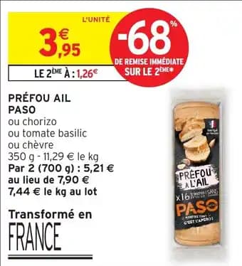 Promotion Exclusives de 2
Prefou paso : Découvrez l'Offre incontournable
