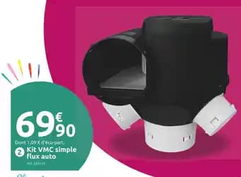 Promotion Exclusives de 2
Kit vmc simple : Découvrez l'Offre incontournable