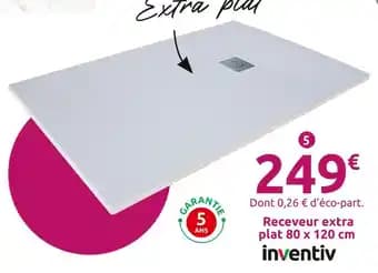 inventiv Receveur extra plat Mia