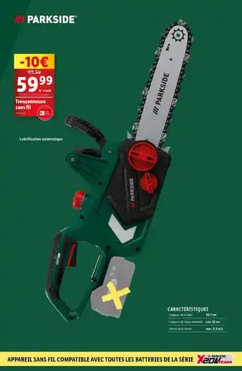 Parkside lubrification automatique