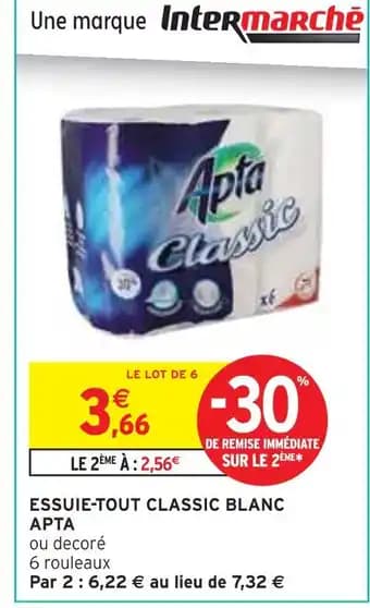 Promotion Exclusives de 6
Essuie tout blanc : Découvrez l'Offre incontournable