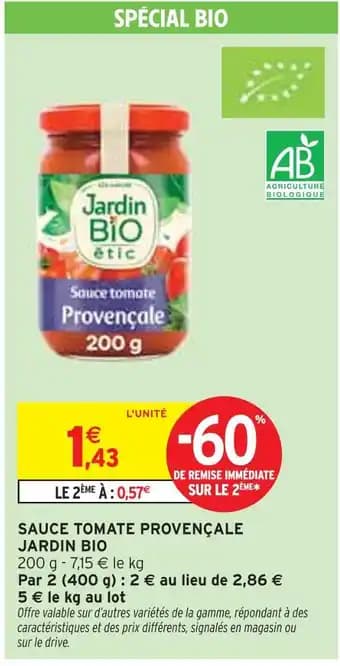 Promotion Exclusives de 9
Jardin bio : Découvrez l'Offre incontournable