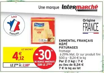 Promotion Exclusives de 15
Emmental français : Découvrez l'Offre incontournable