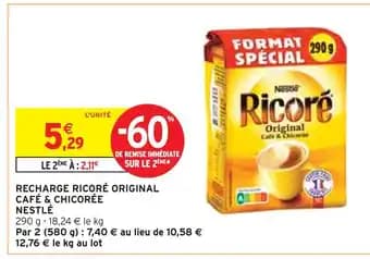 NESTLÉ Recharge ricoré original café & chicorée