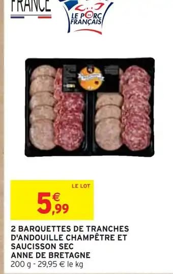Promotion Exclusives de 6
Saucisson sec : Découvrez l'Offre incontournable