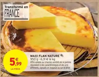 Promotion Exclusives de 3
Flan nature : Découvrez l'Offre incontournable