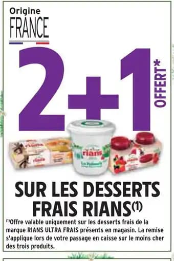 Promotion Exclusives de 8
Les desserts : Découvrez l'Offre incontournable