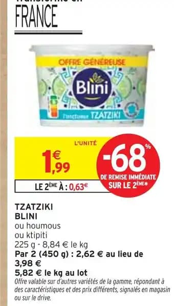 Promotion Exclusives de 3
Tzatziki : Découvrez l'Offre incontournable