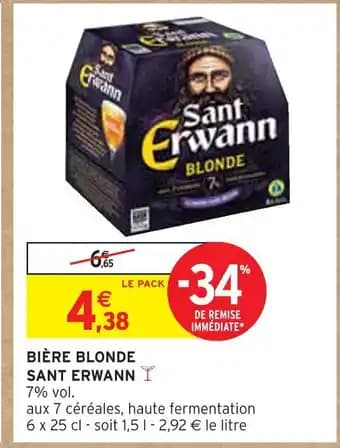 Sant Erwann Bière Blonde