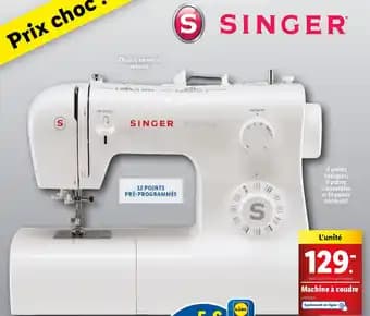 Promotion Exclusives de 6
Singer : Découvrez l'Offre incontournable