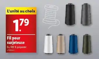 Promotion Exclusives de 1
Surjeteuse : Découvrez l'Offre incontournable