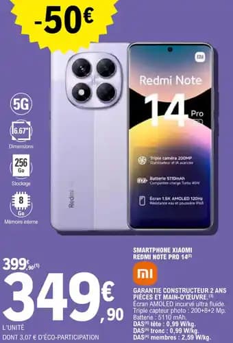 Promotion Exclusives de 5
Xiaomi : Découvrez l'Offre incontournable