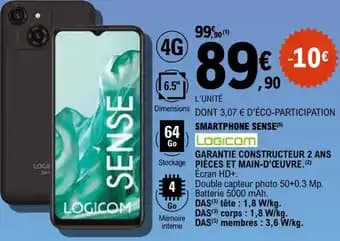 LOGICOM Smartphone sense 4G
