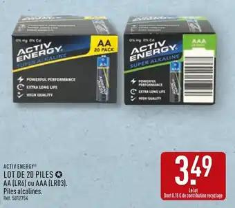 Promotion Exclusives de 1
Piles aaa lr03 : Découvrez l'Offre incontournable