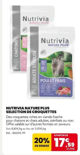 NUTRIVIA NATURE PLUS Sélection de croquettes