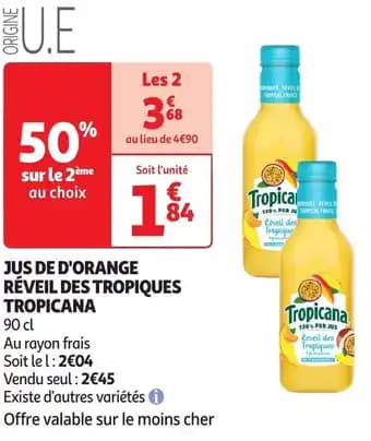 Promotion Exclusives de 6
Jus d'orange : Découvrez l'Offre incontournable