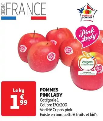 Promotion Exclusives de 4
Pink lady : Découvrez l'Offre incontournable