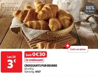 Promotion Exclusives de 5
Croissants pur beurre : Découvrez l'Offre incontournable