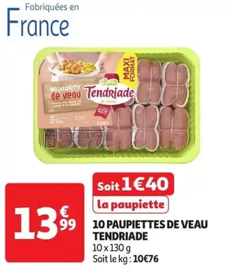 Promotion Exclusives de 4
Paupiettes de veau : Découvrez l'Offre incontournable