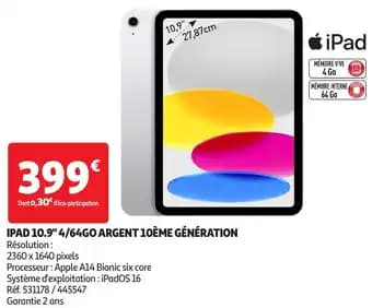 Promotion Exclusives de 1
IPad : Découvrez l'Offre incontournable