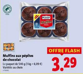 MCENNEDY Muffins aux pépites de chocolat 540 g