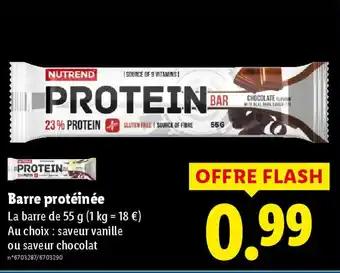 NUTREND Barre protéinée 55 g