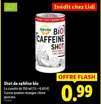 SOLEVITA Shot de caféine bio 150 ml