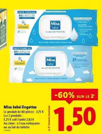 Promotion Exclusives de 3
Mixa : Découvrez l'Offre incontournable