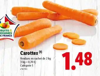 Promotion Exclusives de 17
Carottes : Découvrez l'Offre incontournable