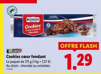 MCENNEDY Cookies cœur fondant