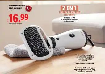 Zoofari Brosse soufflante pour animaux