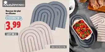 MASTERPRO Dessous-de-plat en silicone