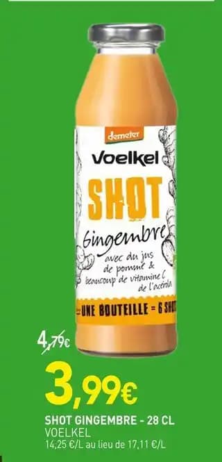 VOELKEL Shot gingembre - 28 cl