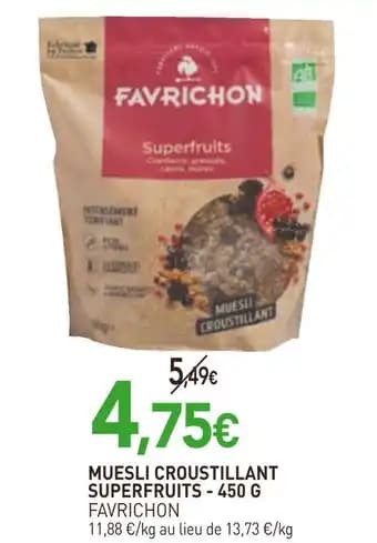 Promotion Exclusives de 8
Muesli : Découvrez l'Offre incontournable