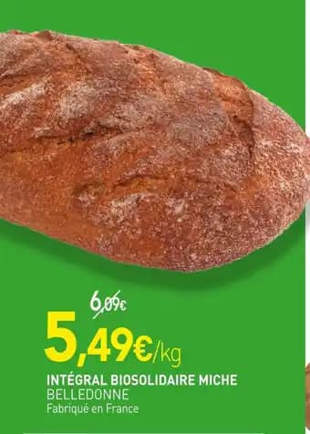 BELLEDONNE Intégral biosolidaire miche