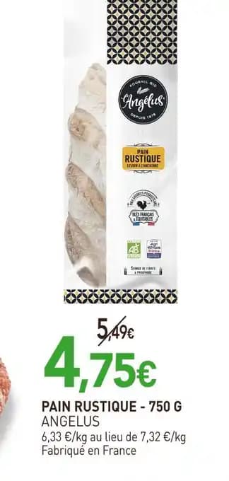 ANGELUS Pain rustique - 750 g