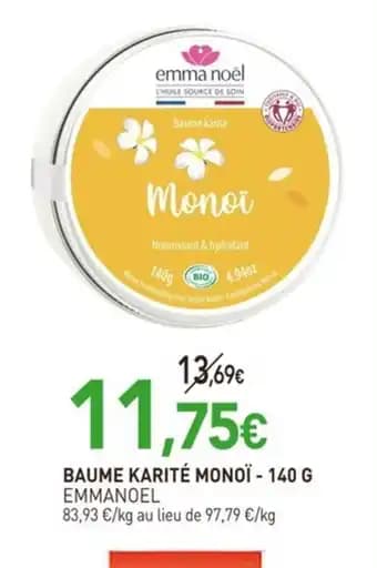 EMMANOEL Baume karité monoï 140 g