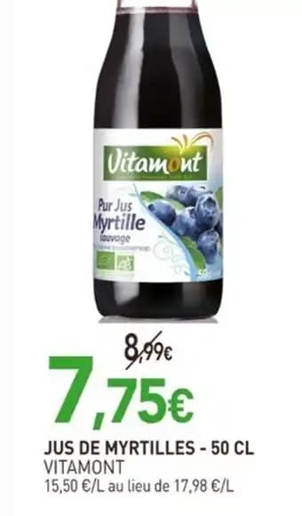 VITAMONT Jus de myrtilles